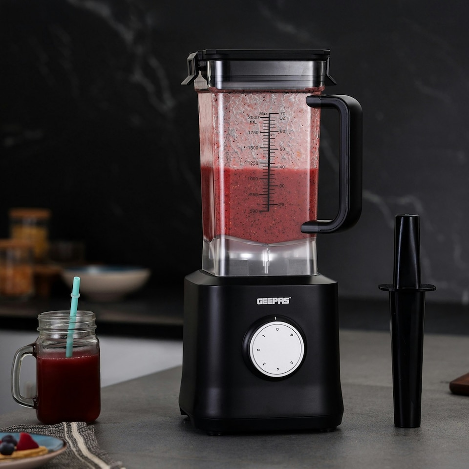 image 1 of GEEPAS Professional Blender 2000W | Black