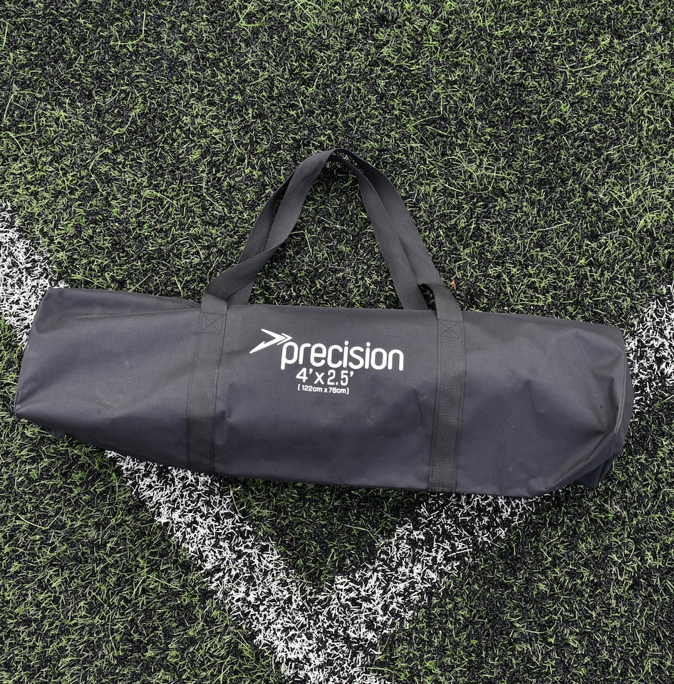 image 1 of Precision Flexi Net Replacement Carry Bag, Heavy Duty Zipped Extra Storage Duffle, Travel Carry Handles, Durable Polyester Design For Flexi Net Goals, Black, 4' X 2.5'