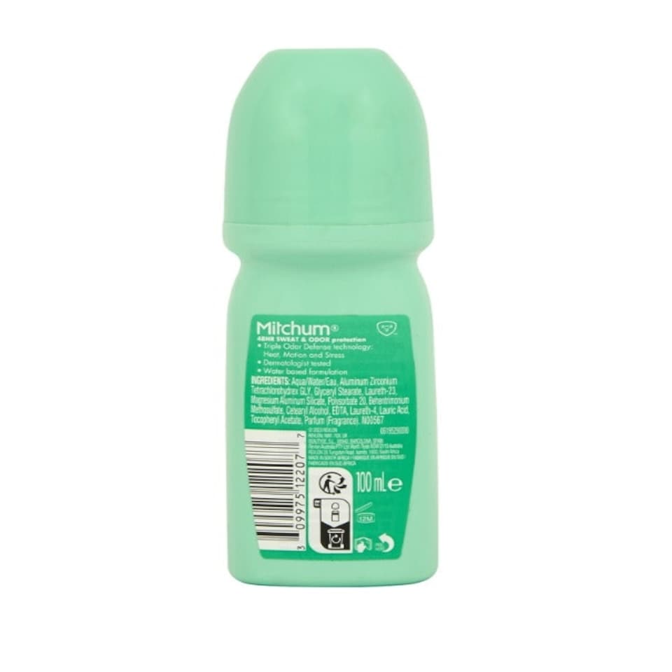 image 1 of Mitchum Roll-On Anti-Perspirant Deodorant Unscented 100ml Pack of 6