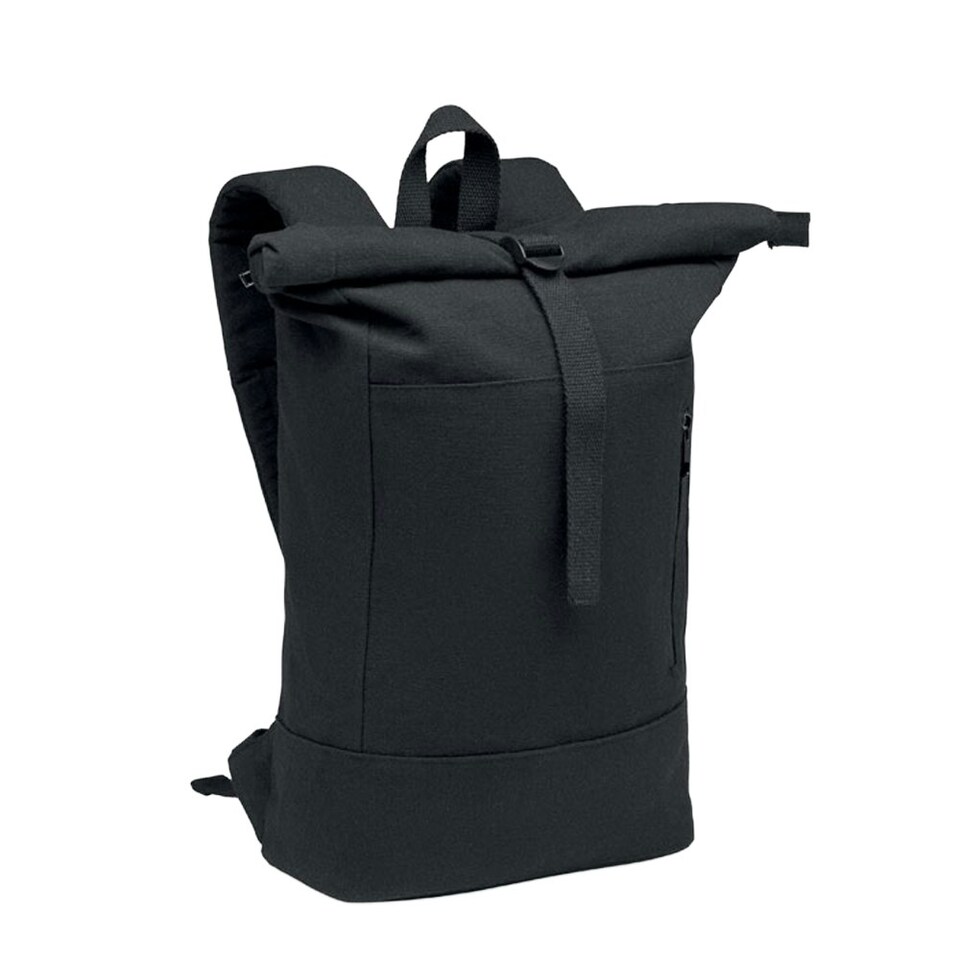 image 1 of MidOcean Koper Roll Top Laptop Backpack - Black - One Size Black