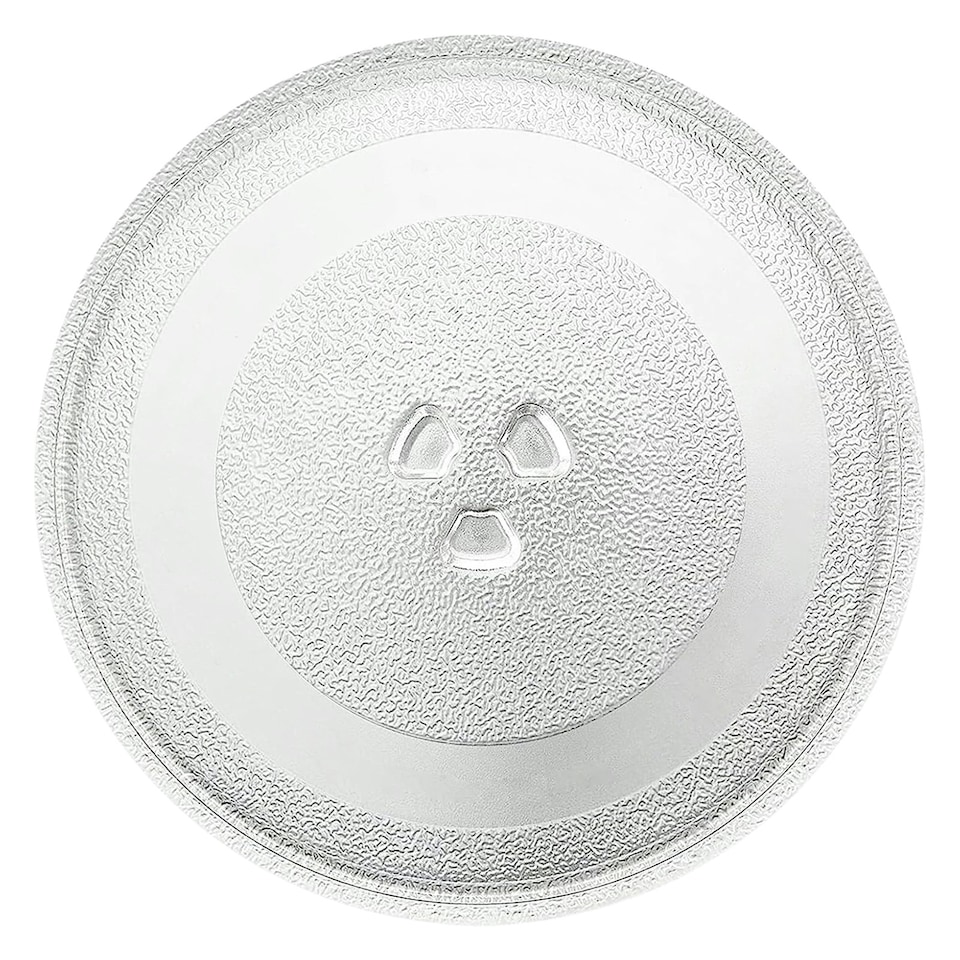 image 1 of SPARES2GO Universal Microwave Turntable Plate Y Type Glass Dish Tray (12.75" / 32.4cm / 324mm)