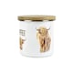image 4 of Highland Cow Tea, Coffee & Sugar Large Kitchen Canisters - Set of 3