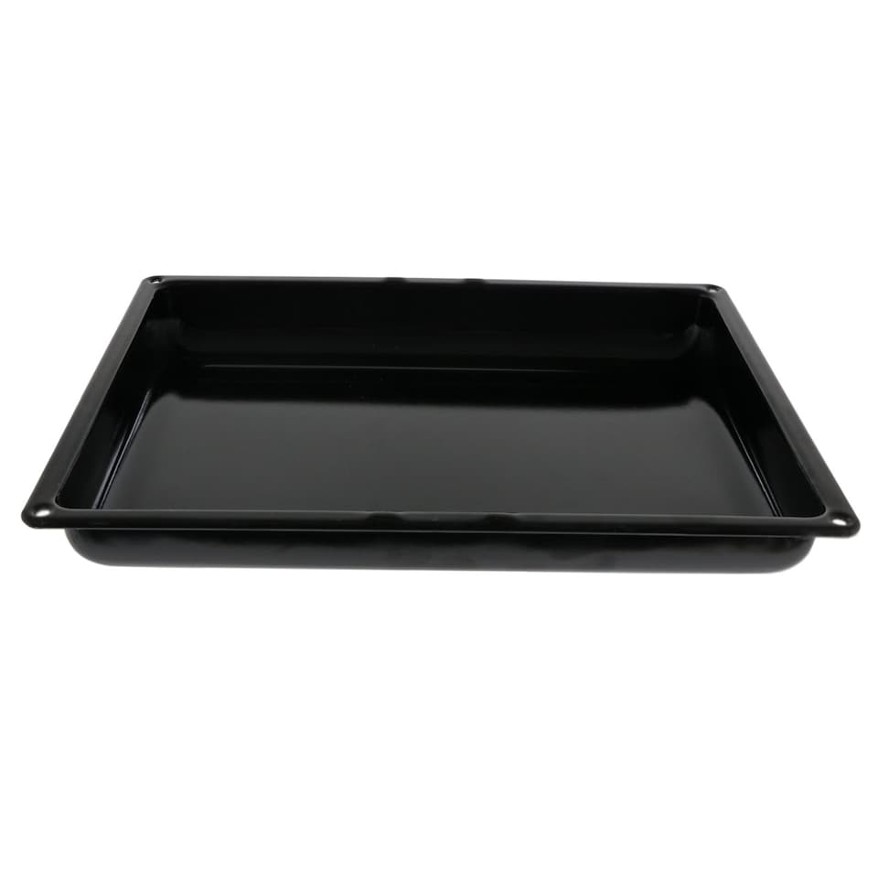 image 1 of SPARES2GO Small Baking Roasting Tray Grill Pan for Leisure Oven Cooker (355mm x 280mm)
