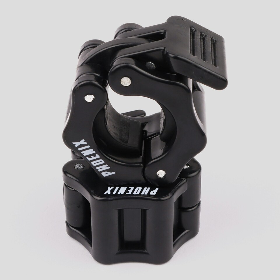 image 1 of Phoenix Fitness Barbell Clamps 1 Inch Black