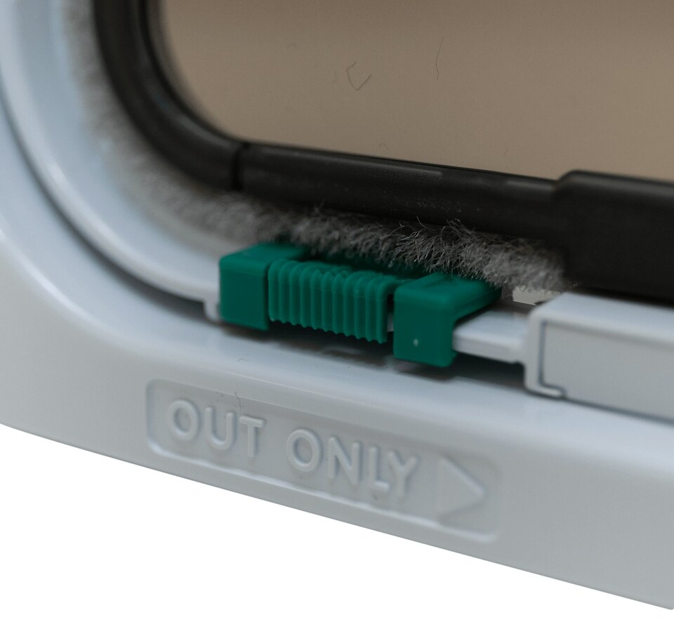 image 1 of Cat Mate 4-Way-Locking Cat Flap White (309W)
