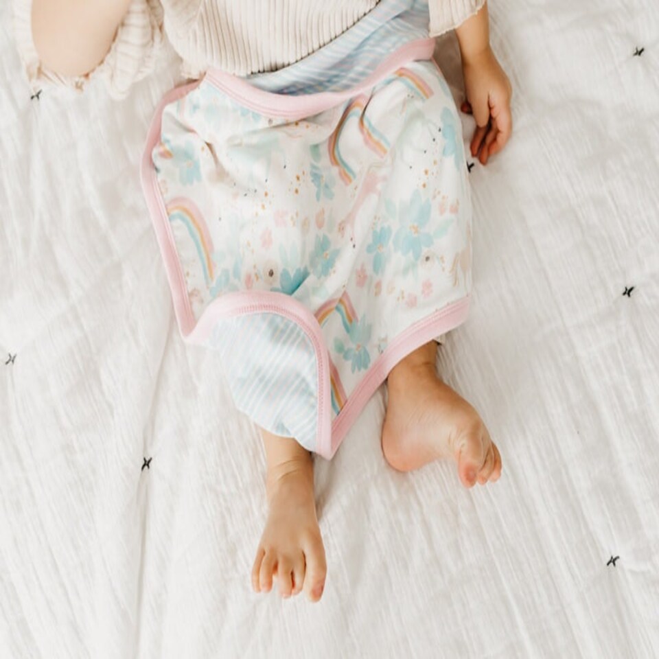 image 1 of Copper Pearl Lovey 3 Layer Comfort Blanket Whimsy 2Pk