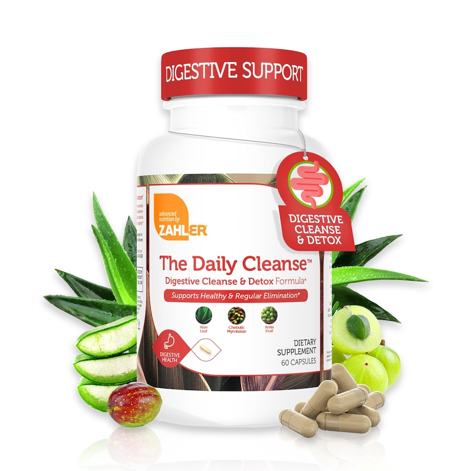 image 1 of Daily Cleanse, Digestive Cleanse & Detox Formula Unflavored, 60 c
