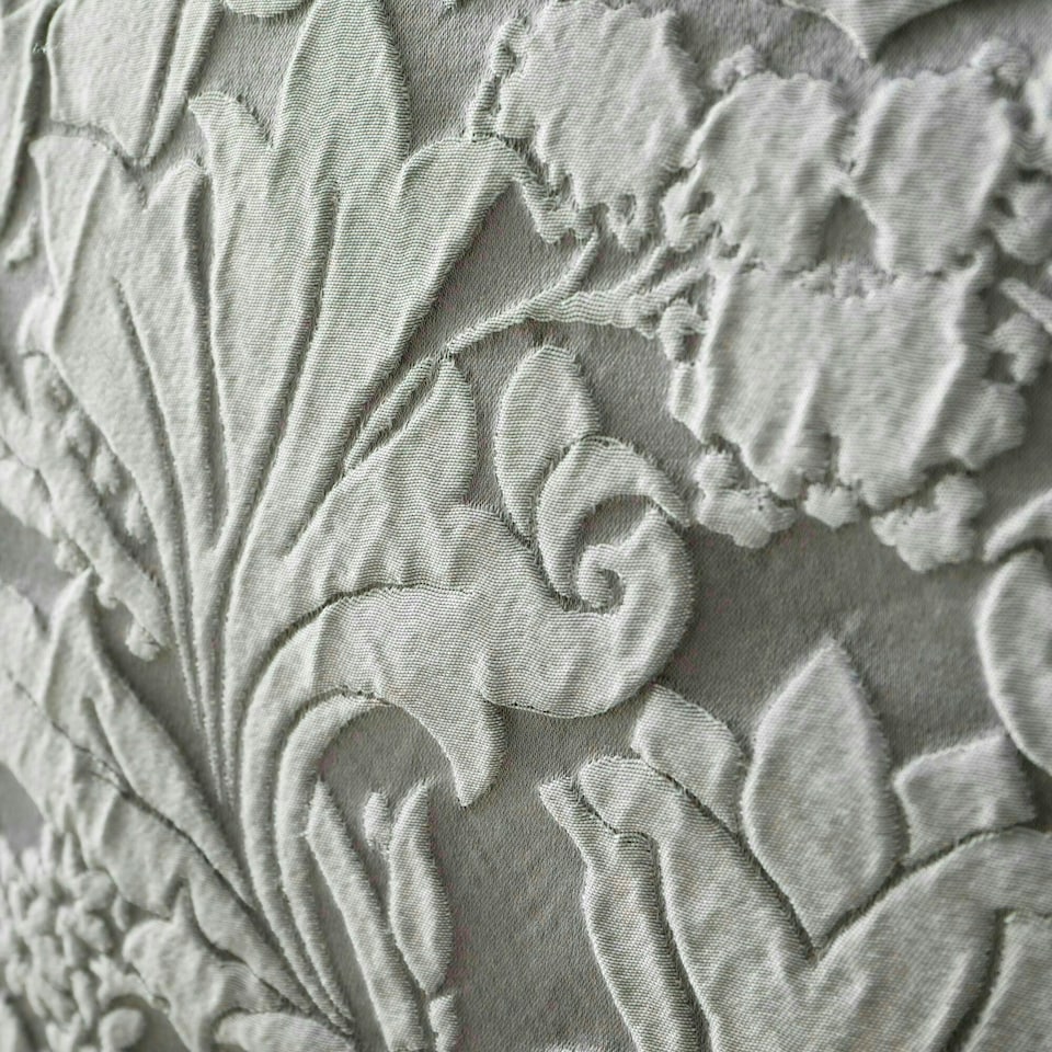 image 1 of Portfolio Home Blenheim Damask Jacquard Bedding Duvet Cover Set Grey | Super King