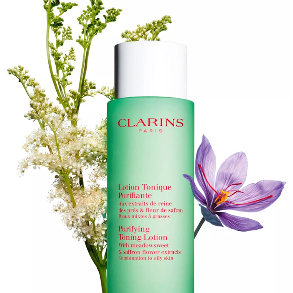 image 1 of Clarins Purifying Toning Lotion 200ml - Alcohol-Free Toner for Combination to Oily Skin