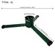 image 3 of Titan Heavy Duty Christmas Tree Stand Green Metal Extra Large for Real Trees up to 15ft Tall