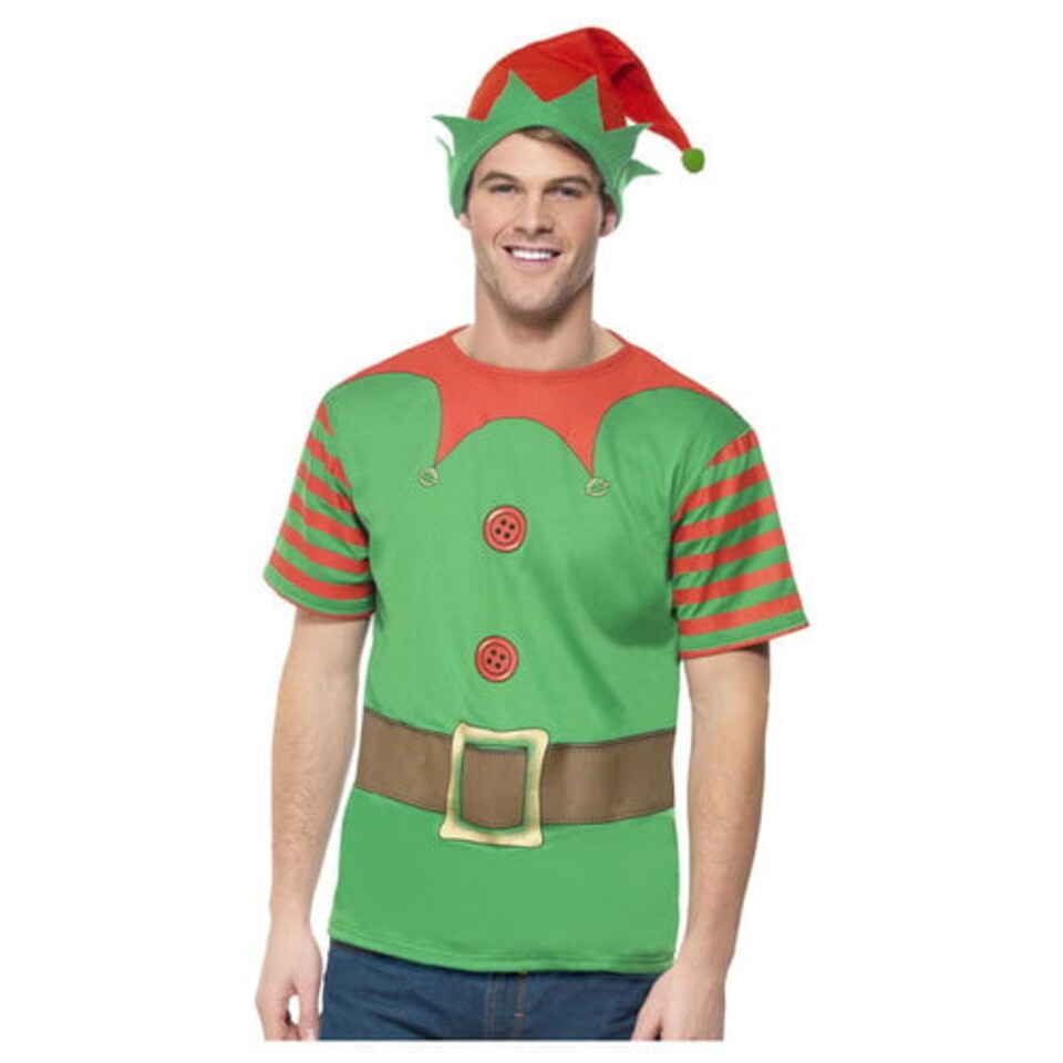 Elf Instant Kit Christmas Fancy Dress Costume Unisex Adult Medium