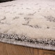 image 5 of KUKOON Grey Cream Floral Plush Loop Pile Living Room Area Rug 160cm x 230cm Grey