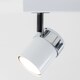 image 6 of ValueLights 3 Way Gloss White and Polished Chrome Straight Bar Ceiling Spotlight - with 3 x 5W Cool White GU10 LED Bulbs | White