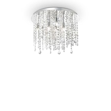 Royal  8 Light  Small Ceiling Pendant Chrome, G9