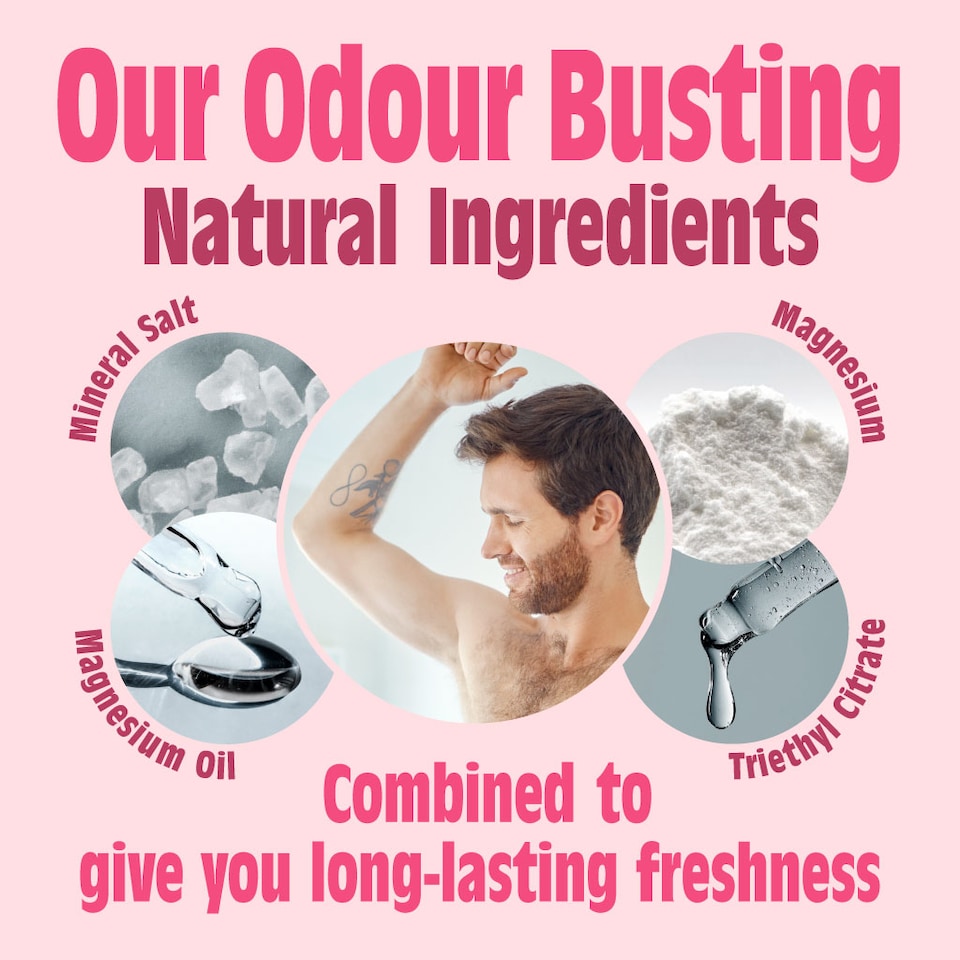 image 1 of Salt of the Earth Deodorant Spray Refill Fresh Strawberry Natural Origin Ingredients Vegan 500ml