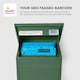image 6 of SMART PARCEL BOX® Medium Front Access | Green | 1