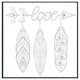 image 1 of Bohemian arrow (Picture Frame) Grey | M