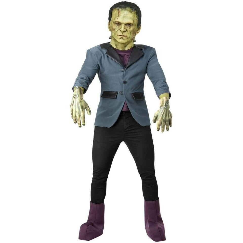 image 1 of Universal Monsters Mens Frankenstein Costume Set - Grey/Black - L