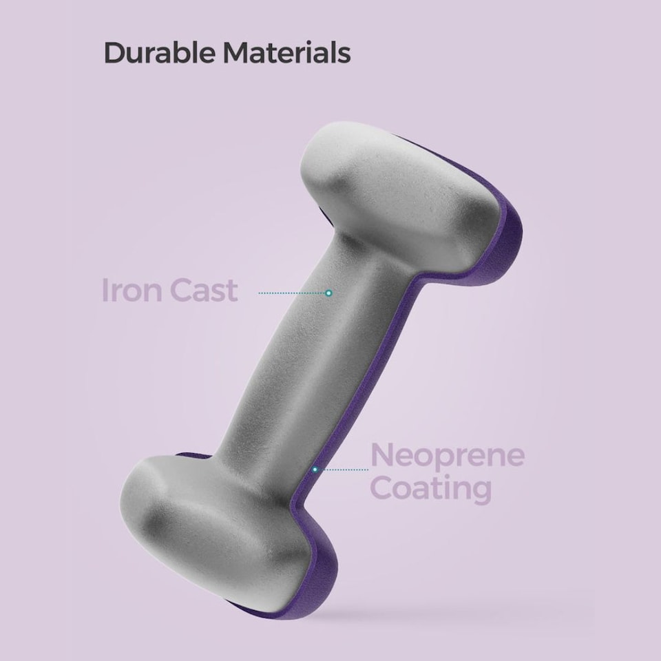 image 1 of GYM SETS Neoprene Dumbbell Pairs | 2x 2kg (Pair)