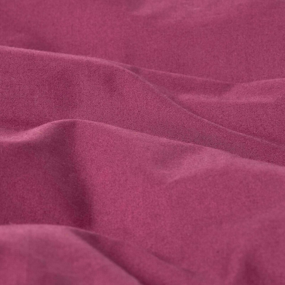 image 1 of Homescapes Plum Egyptian Cotton Flat Sheet 200 TC, King | Purple | King