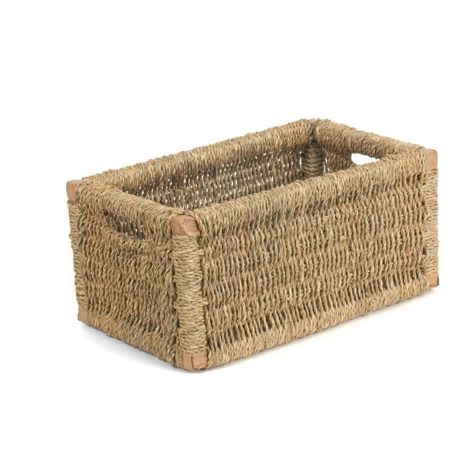 image 1 of Seagrass Storage Basket Green | Green | L