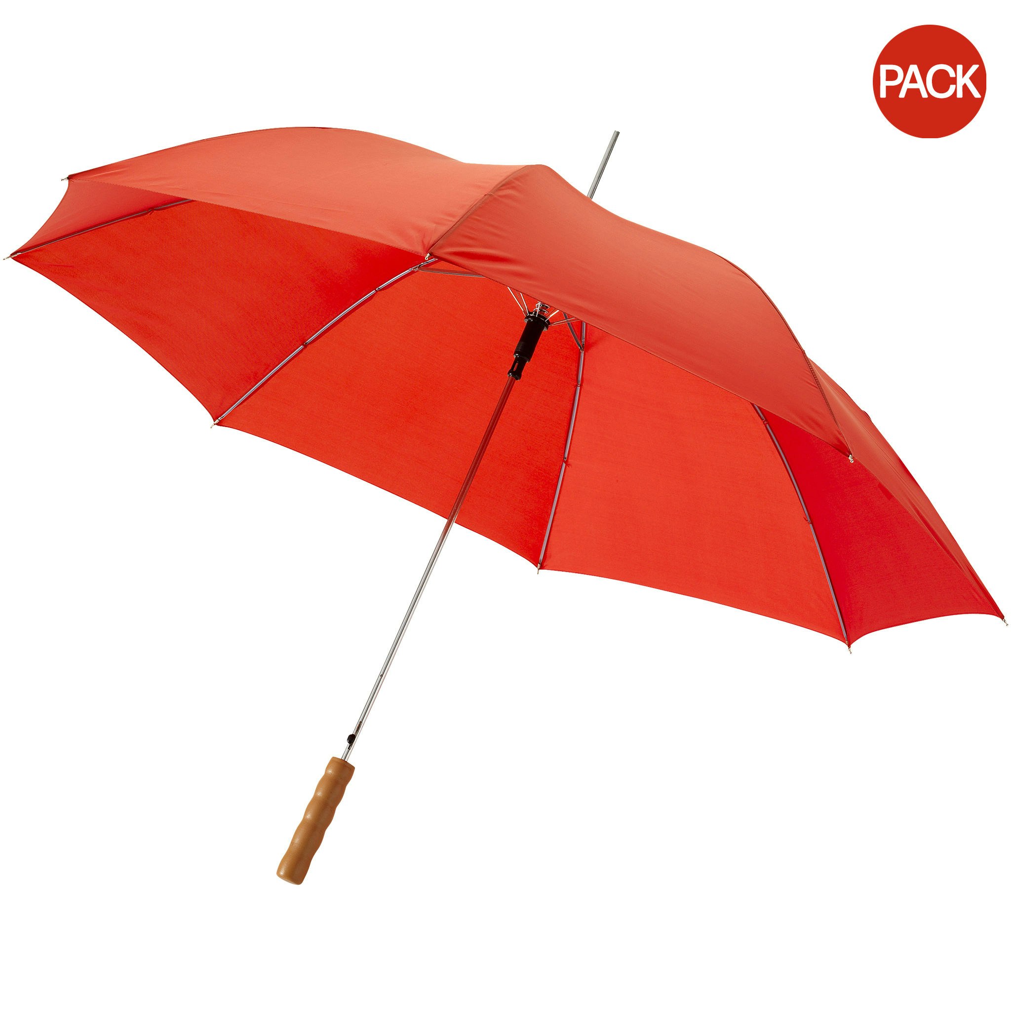 Bullet 23in Lisa Automatic Umbrella (Pack Of 2) - Red - 83 x 102 cm ...