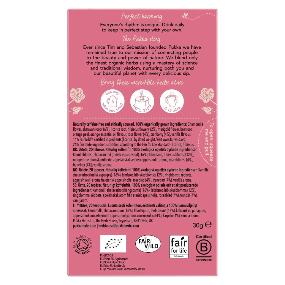 image 1 of Pukka Herbs Organic Herbal Tea, Womankind, 4 Packs, 80 Teabags 4