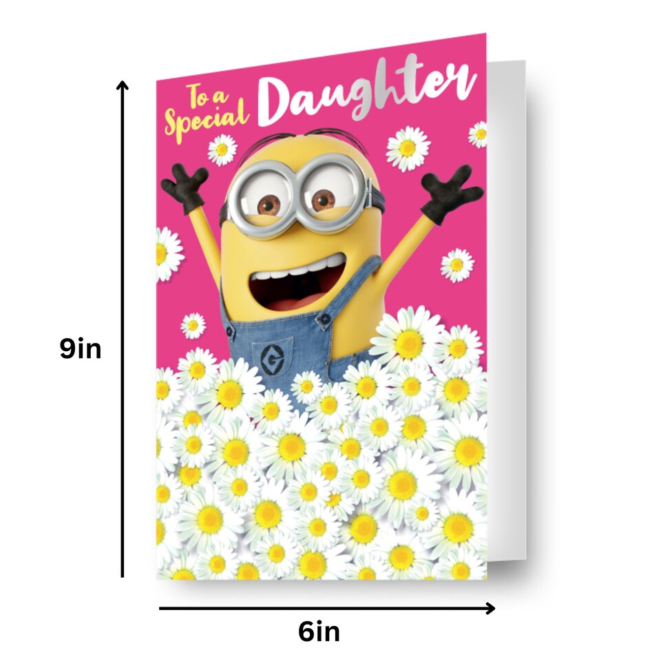image 1 of Despicable Me Daughter Birthday Card