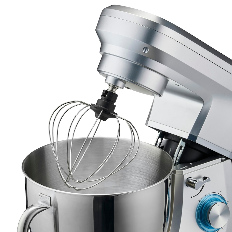 image 1 of Cooks Professional Stand Mixer | 1200W | 7 Litre Mixing Bowl | 8 Speed Settings | Silver Silver