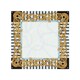 image 1 of Golden Chains Splash Back | White