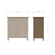 image 2 of Palma 2 Door Compact Sideboard Putty Grey