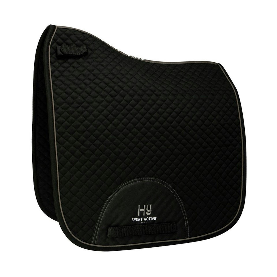 Hy Sport Active Dressage Horse Saddlepad - Black - Full