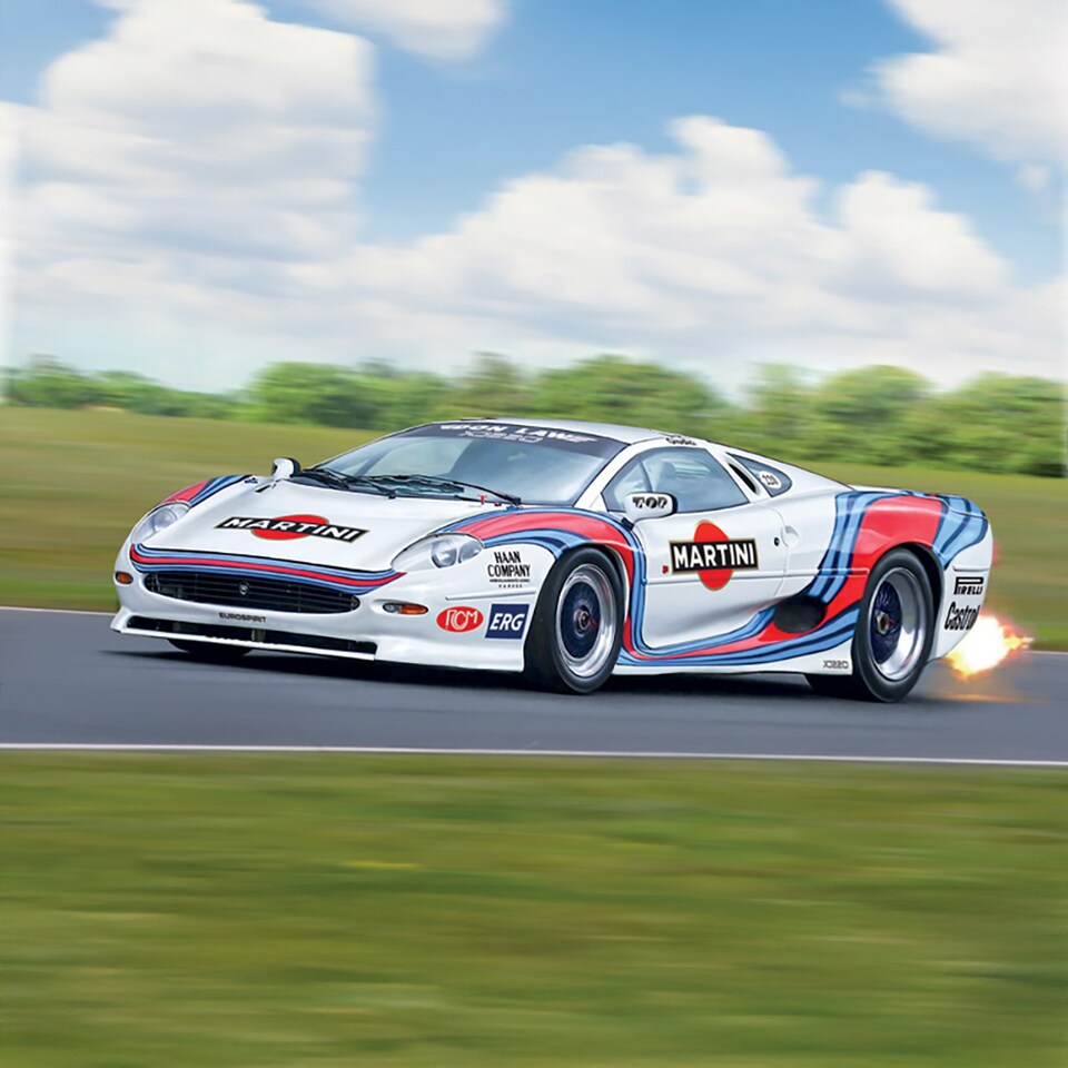 image 1 of Italeri Jaguar XJ 220 Racing Car Model Kit Scale 1-24
