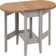 image 1 of Santos Drop Leaf Extending Coffee Table Grey