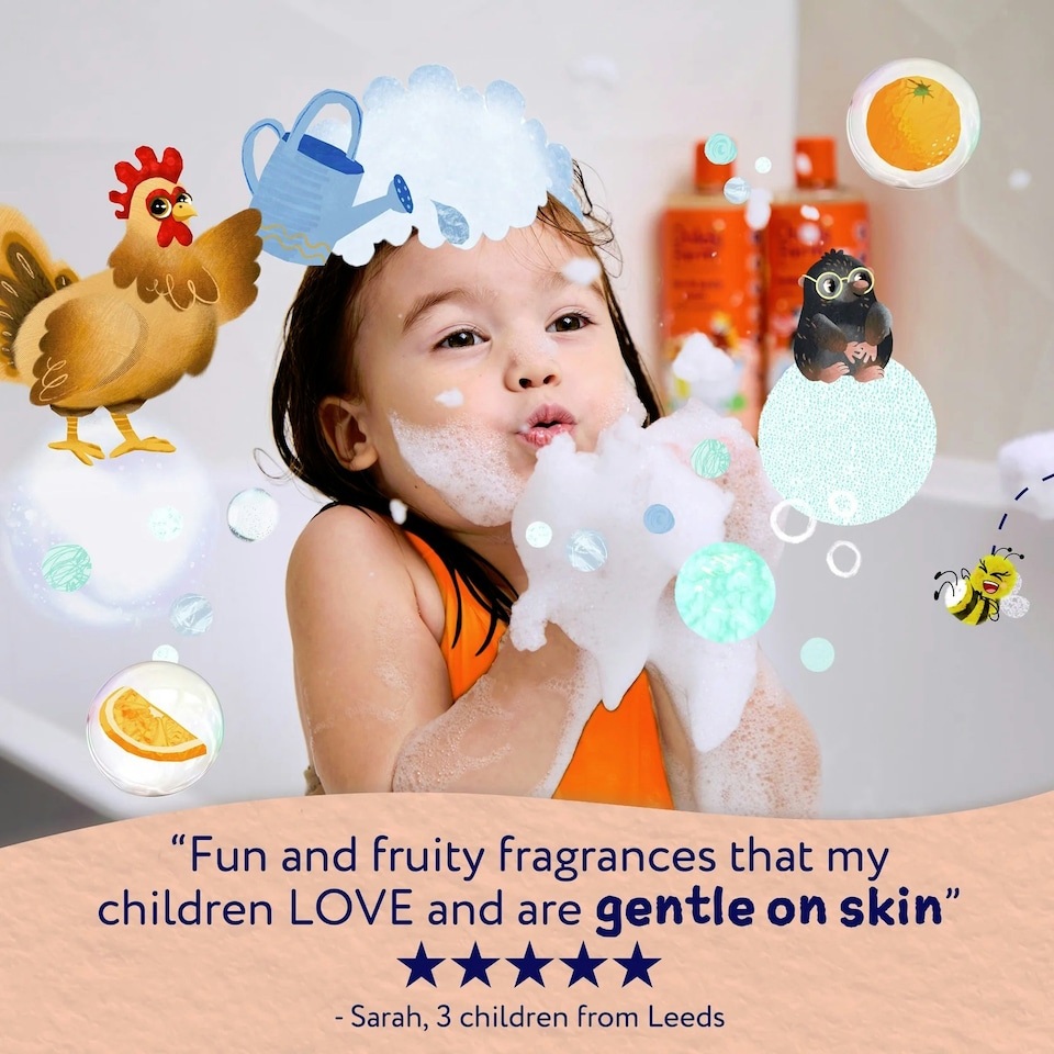 image 1 of Childs Farm Bubble Bath Sweet Orange 500ml