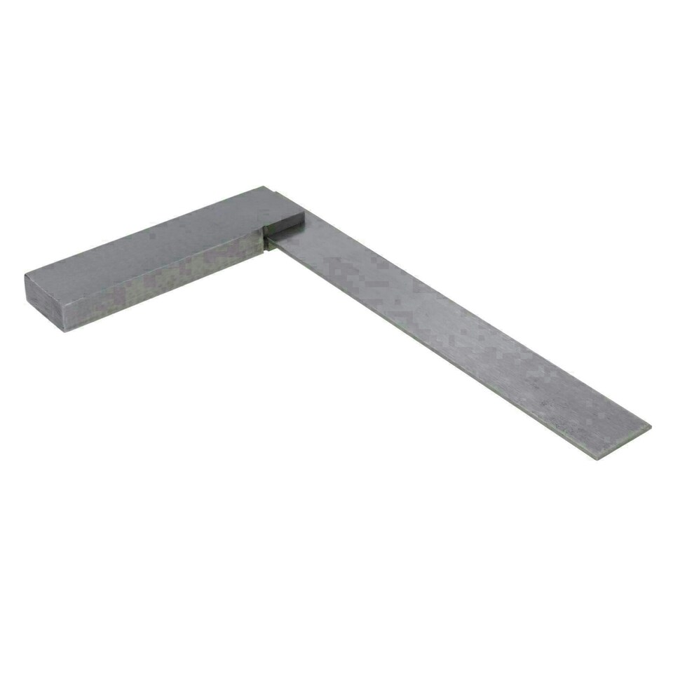image 1 of 6" 150mm Engineer Tri Set Square Right Angle Straight Edge Stainless Steel