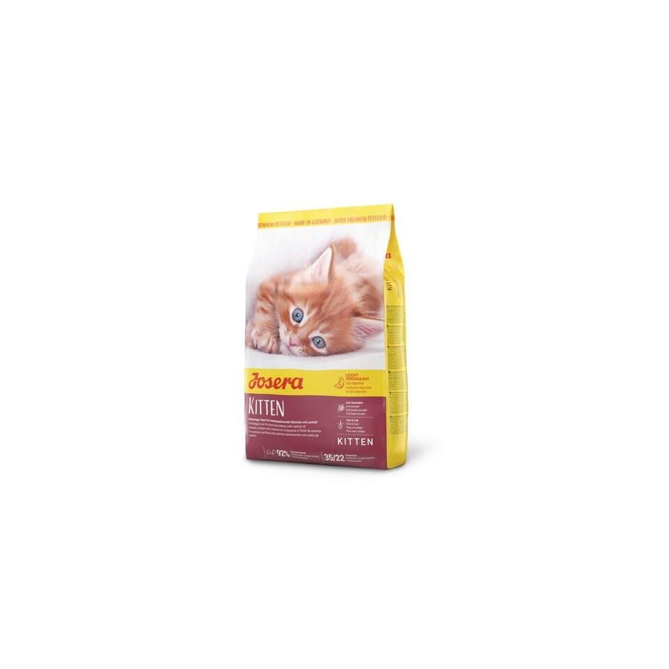 image 1 of Josera Kitten complete food | Growing kittens | Pregnant & nursing mothers | Optimal development | Omega 3 | Anti-Hairball | Gluten free | Skin & Coat | 0.4kg