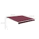 image 5 of Outsunny Sun Shade Canopy Retractable Awning, 3x2.5m, Wine Red Red