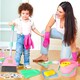 image 3 of Kids Cleaning Trolley Set - Housekeeping Pretend Play Set with Broom, Mop, Brush & Dustpan - Fun Cleaning Toys for Boys & Girls Aged 3-6, Perfect Gift for Toddlers