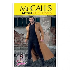 McCall's 7374 Paper Sewing Pattern – Men’s Coat, Sizes Mqq (46–48–50–52), Intermediate