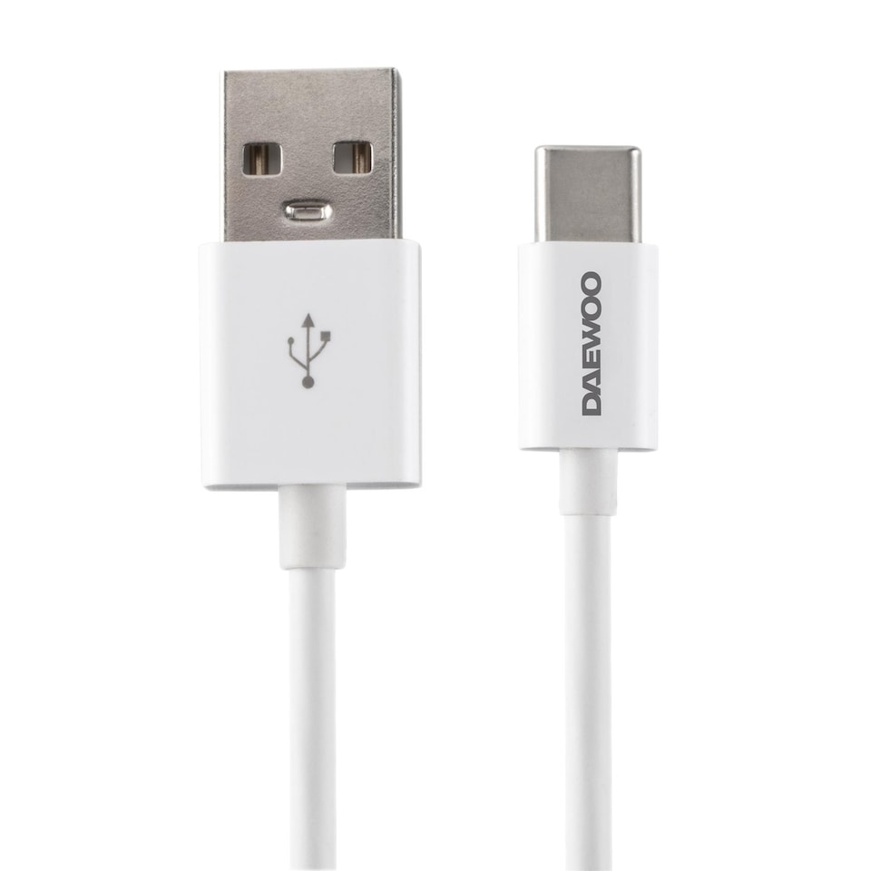 image 1 of Daewoo 3 Metre USB A To USB C Charge Cable White
