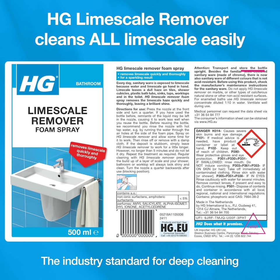 image 1 of HG Limescale Remover Foam 500ml
