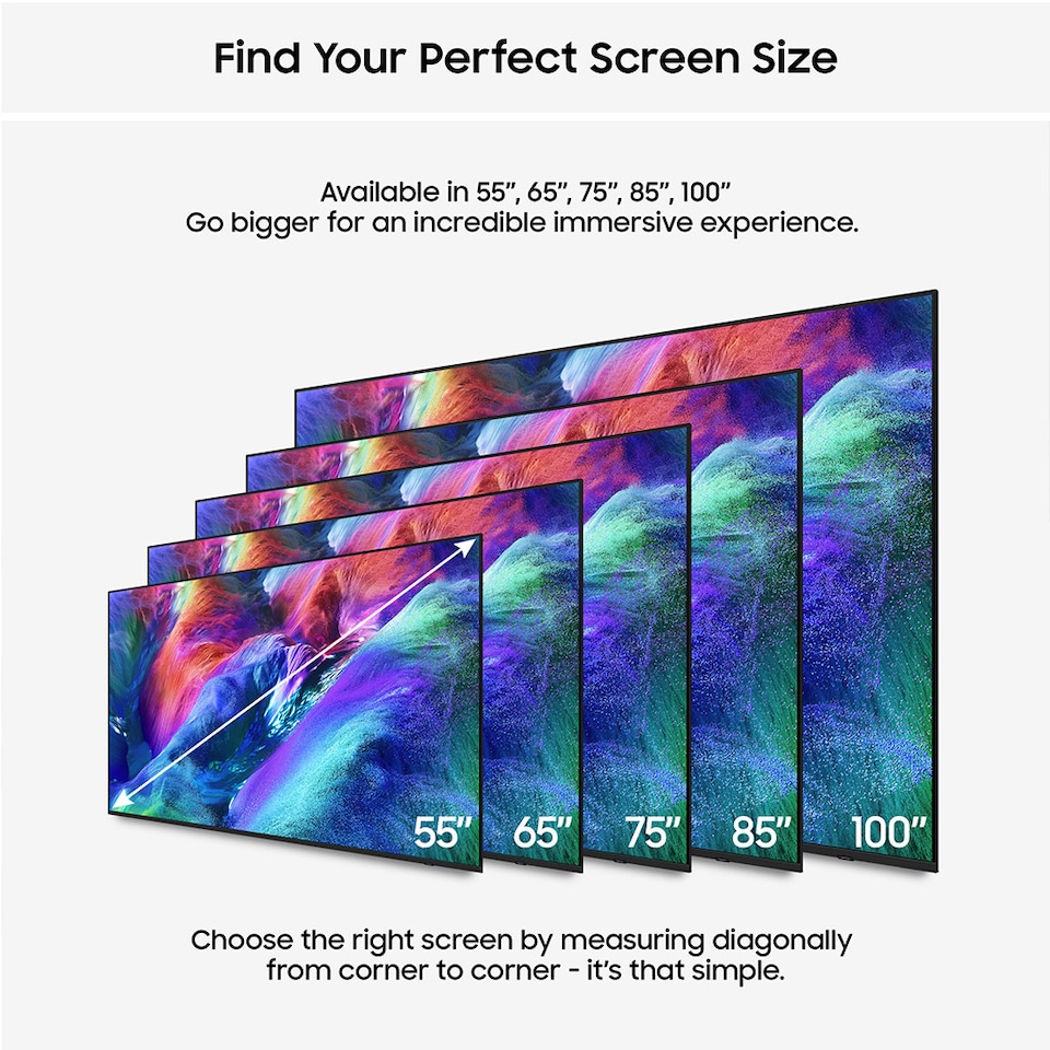 image 1 of SAMSUNG MRE75R85H 75" 4K Micro RGB Vision AI Smart TV