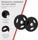 image 4 of Olympic Tri-Grip Rubber Weight Plates Black Pairs Sets 5 kg PAIR