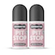 image 1 of Scrubbingtons Pit Stop Natural Deodorant For Women, Roll on For Sensitive Skin Made in UK Paediatrician approved, Aluminium & Alcohol Free, Vegan & Cruelty Free, Floral Blossom, 75ml x 2 | White | White | 2