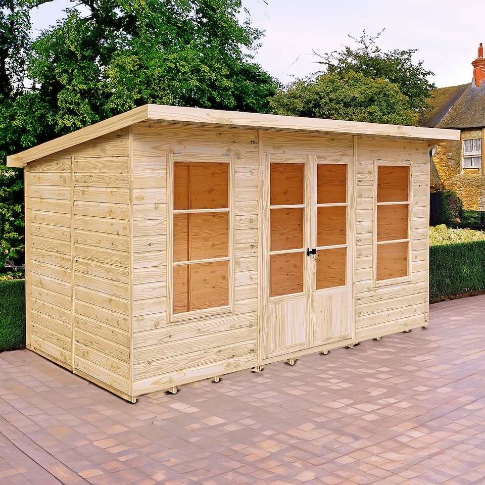 image 1 of Dahlia 12x6 Pent Summerhouse
