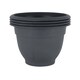 image 4 of Bell Pot 4x 48cm Round Plastic Garden Planter Orange