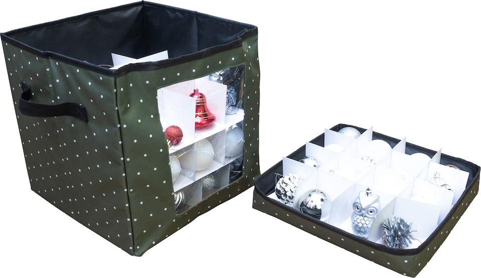 image 1 of Christmas Storage Box For Upto 64 Baubles