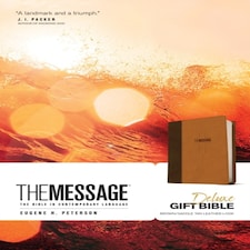 Message Deluxe Gift Bible Brown