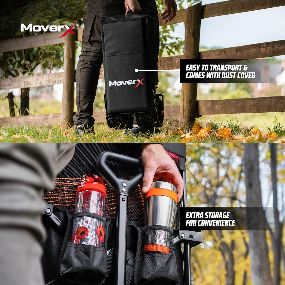 image 1 of MoverX 200L Canopy Trolley Camping Outdoor Wagon